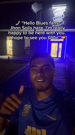 Our new signing’s first message to you, the fans. 💙 🤳 | Birmingham City FC