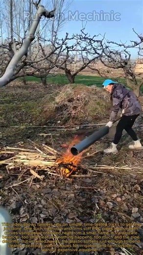How to Bend PVC Pipe with Just a Match The Traditional Way to Shape Large PVC Pipes