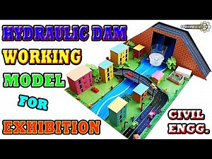 HYDRAULIC DAM WORKING MODEL || CIVIL ENGG. PROJECT || PROJECT SOLUTION