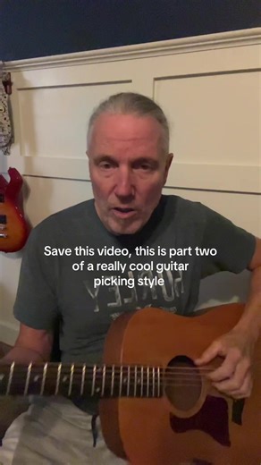Part two fingerpicking Guitar lesson #guitarlesson #guitartok #fingerpicking