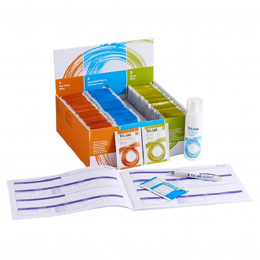Tristel Trio Wipes (Caja para 50 procedimientos)