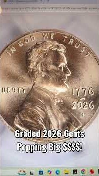 Collectors Coughing Up $1,500 For New 2026 Lincoln Cents - WHAT’S THE CATCH? #shorts #fyp