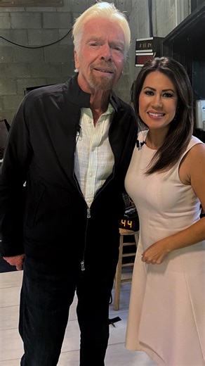 It’s not everyday a Knight joins us in studio. Sir Richard Branson brought the charm! ✨ | Betty Nguyen