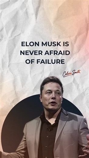 Elon Musk is never afraid of failure. 🚀 He's launched rockets that exploded, bet everything on Tesla when it almost died, and pursued ideas people called impossible. Failure isn't the enemy—it's feedback. Playing it safe guarantees mediocrity. Taking big swings means some will miss. But the ones that land change everything. #elonmusk #failure #risk #innovation #entrepreneurship #fearless #tesla #spacex