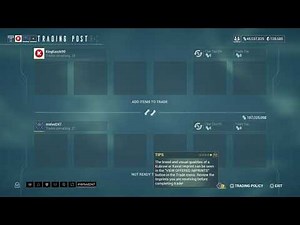 Warframe Trading System - Tips/Tutorial (WF)