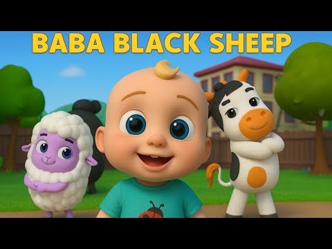 Baba Black Sheep 🐑🎵 | Classic Kids Rhyme | Fun Learning Song | Baby Beeps