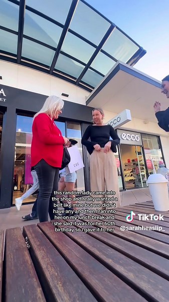 Belting the 60th Birthday Surprise for Sarah