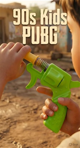 90s Kids oda Real PUBG Gun! 🔫🔥 #90smacha