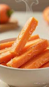 Honey Garlic Carrot Sticks in 90 Seconds!