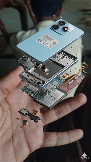 Satisfying Phone Teardown Animation (3D Exploded View) #youtubeshorts