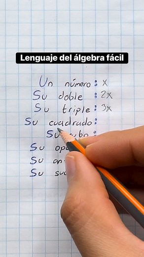 15K views · 271 reactions | Lenguaje del álgebra fácil | Tu Profe de Matemáticas | Facebook