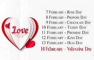 Valentine Week List 2023: Rose Day, Propose Day, Kiss Day & complete list of days to celebrate till Valentine's Day