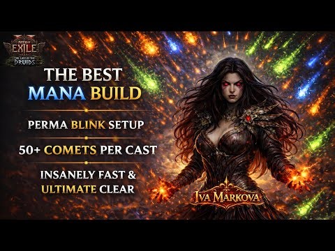 PoE 0.4 Blood Mage - Archmage CoC 2x Comet PERMA BLINK BIGGEST DAMAGE Setup EVER | 10M + DPS