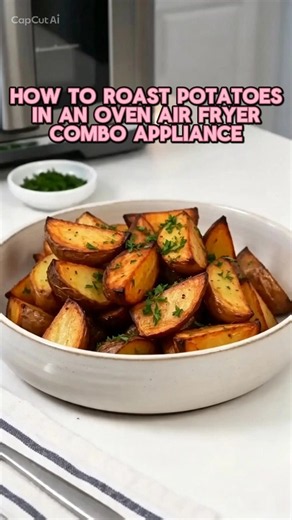 How To Roast Potatoes In An Oven Air Fryer Combo Appliance