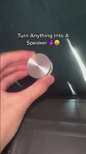 . . AnythingSpeaker - Turn Anything Into A Speaker. This mini Bluetooth speaker turns anything into