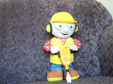 BOB THE BUILDER JACKHAMMERING BOB DOLL
