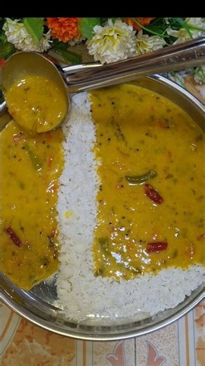 Dal with Rice magic. #cooking #viralvideo #ytshorts