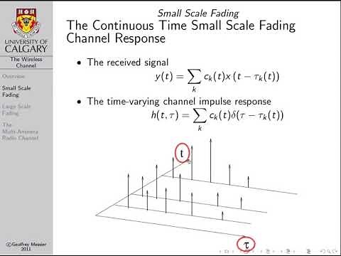 Wireless Communications: Small Scale Fading