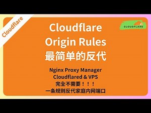 Cloudflare羊毛不停之Origin Rules端口回源实现超简单反向代理献给不想折腾的朋友@TheFredrickH