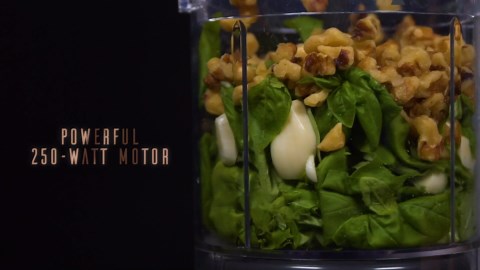 CRUX 3-Cup Mini Chopper Food Processor, Dishwasher Safe Parts