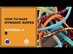 Cinema 4D & Octane Tutorial - How To Create Dynamic Colliding Ropes