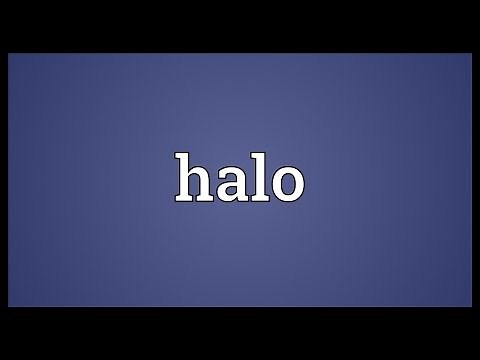Halo Meaning