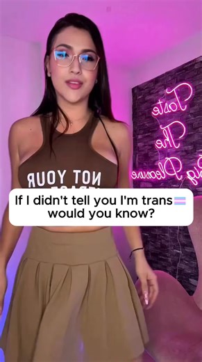 Would you know???. #transgender #tgirl #usa #trans #trending