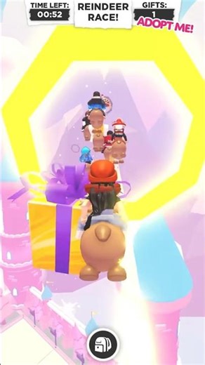 Get ready to chase down Santa and collect gifts! 🦌🎁#adoptme #roblox #robloxshorts #adoptmechristmas