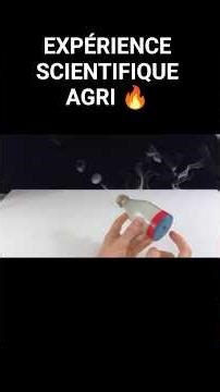 Cette bouteille devient une fusée ! Et ce n’est pas tout… 😲 #experience #science #astuce #experiment
