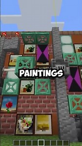 Minecraft cyberpunk builds using paintings for graffiti