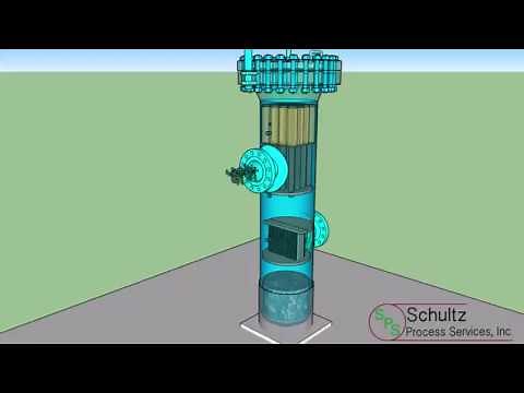 Vertical Filter Separator Process run through