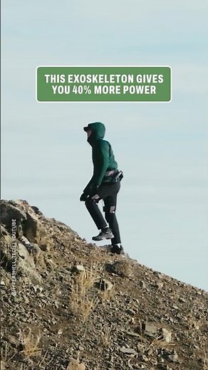 This exoskeleton gives you 40% more power!
