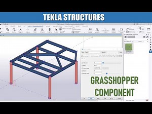 How to convert Construction line to Tekla elements using Grasshopper Component?