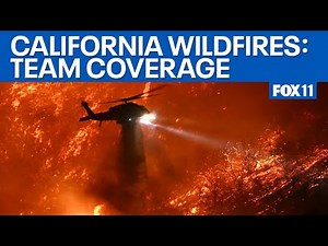 LIVE FIRE UPDATES: California wildfires in LA