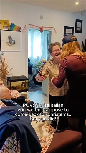 Surprising My Italian Grandma for Christmas (She Cried)