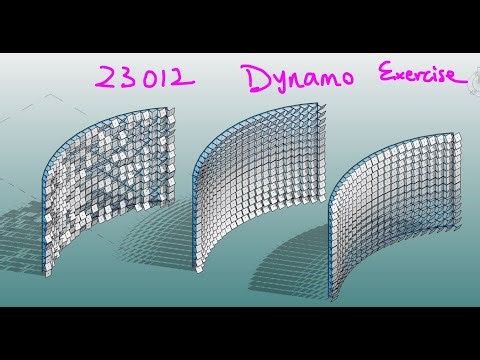 23012 - Dynamo Exercise using the Revit family from 23007