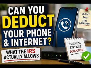 Can You Write Off Your Phone and Internet? (Schedule C Rules Explained)