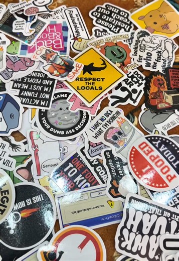 130 Funny Vinyl Stickers Pack for Every Occasion