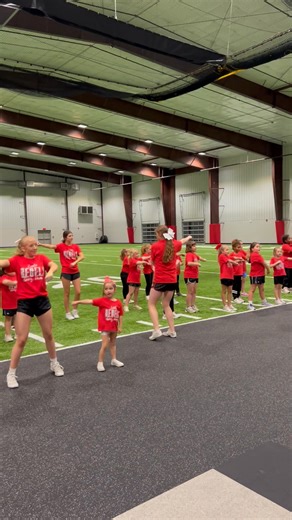 McKenzie’s Little Rebel Cheer Camp is back! These mini cheerleaders are hard at work, under the coaching of the McKenzie High School cheerleading squad, practicing their routines for Friday night’s halftime show on Randy Thomas Field. Can anyone guess their dance song?👩🏻‍🎤🤫 | The Banner: Tri-County News from Carroll, Henry & Weakley
