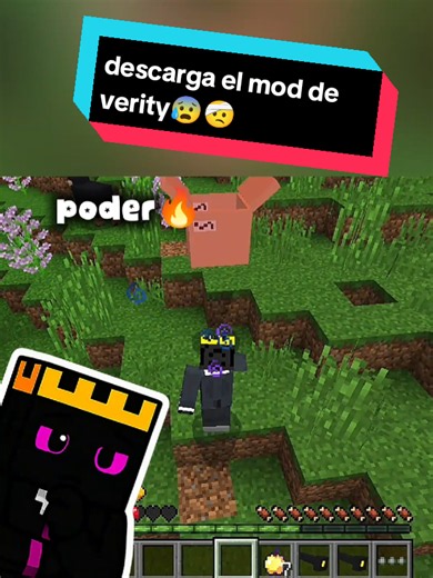 decargar mod de verity 😰 #minecraftbedrock #scary #horror #minecraft