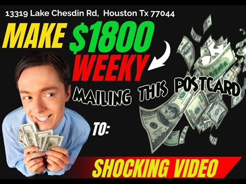 How to Make $1000/Week Mailing Flyers | $5,000 Challenge