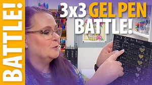 One of our followers recently recommended to me one of her new favorite white gel pens–Pentel Hybrid Gel. So I purchased a 3 pack of these pens that contained white, silver and gold pens. And that inspired me to do a gel pen battle to see which white, silver and gold 3-pack of gel pens I like best. The brands I compared are the Sakura Gelly Roll; Uni-Ball Signo Broad; and the Pentel Hybrid Gel. Both the Gelly Rolls and the Signo Broad are two of my favorite brands, so let’s see if the Pentel Hyb