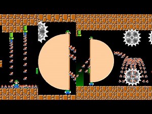 100 Marios & Luigi: BREAK The Maze | 8-Bit Animation Funny