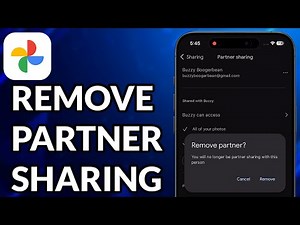 How To Remove Partner Sharing In Google Photos