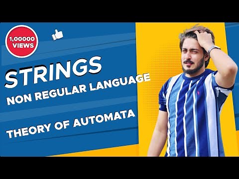 String generating strings of non-regular language | string in automata theory