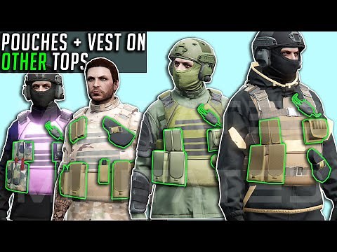 GTA 5 Online Get POUCHES + VESTS On Other Outfits Cayo Perico Glitches After Patch 1.54 Not Modded