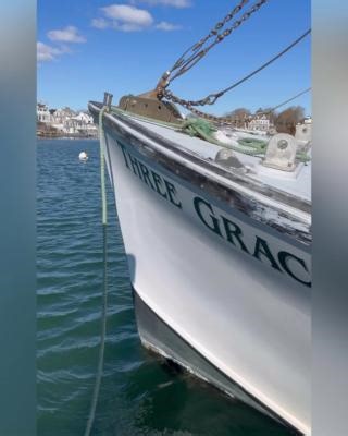 When fishermen can't go out to sea, they mend their nets! Bradley Louw of the F/V Three Graces will be the first to tell you that proper boat maintenance and gear work ensures the safety of the crew and their catch! | Cape Cod Commercial Fishermen's Alliance