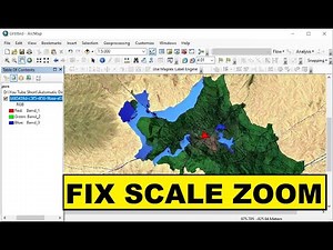 Display and Set The Map Scale Zoom In and Zoom Out