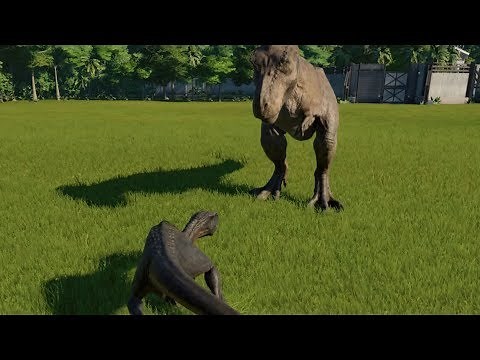Indoraptor VS T-Rex - Jurassic World Evolution
