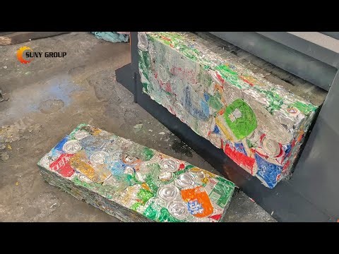 Aluminum Can Compactor | Baling Press Machine for Metal Scrap